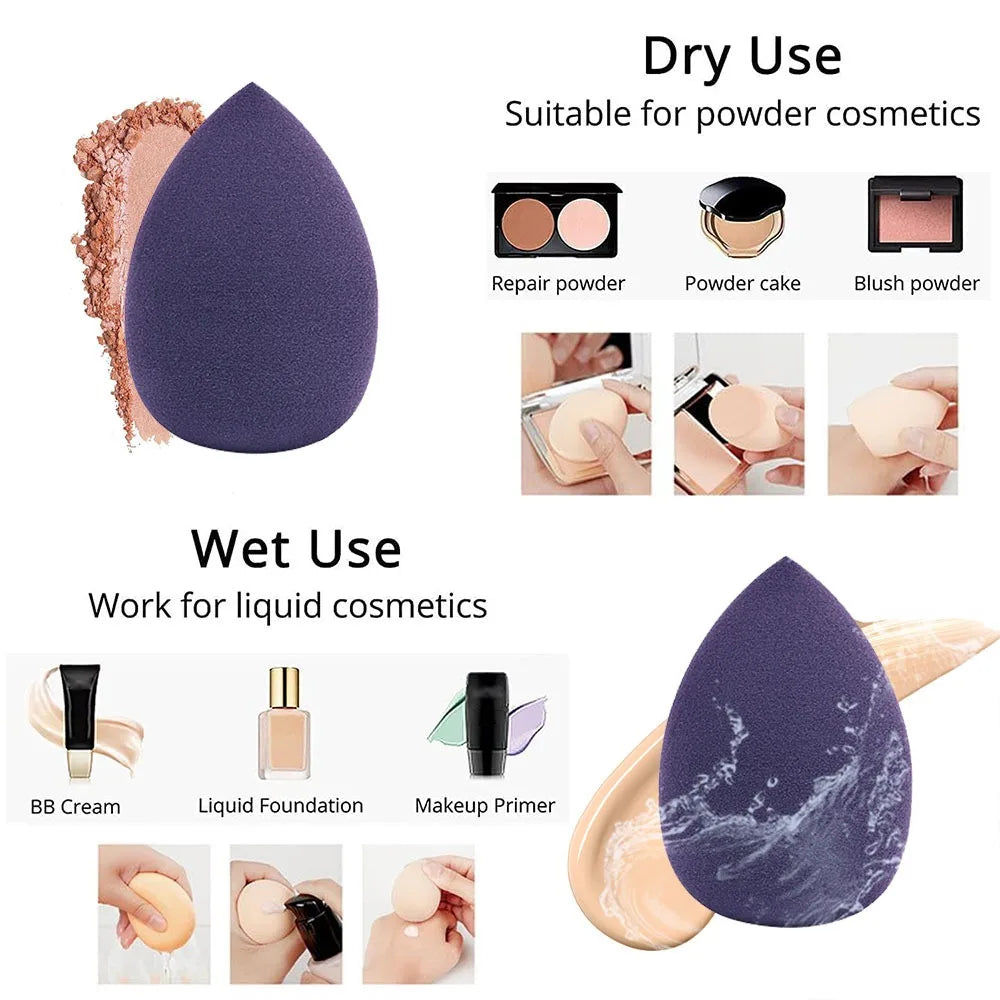 12 Piece Beauty Blender, Cosmetic Puff, Sponges, Powder Puff Pack